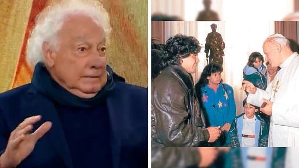 Guillermo Cóppola recordó el encuentro entre la familia Maradona y Juan Pablo II: “Éramos Los locos Addams”