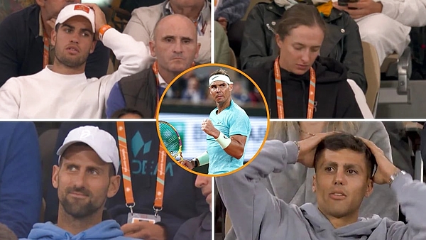 Los VIP que no se perdieron el Nadal-Zverev en Roland Garros: de Alcaraz y Djokovic al futbolista Rodri del Manchester City