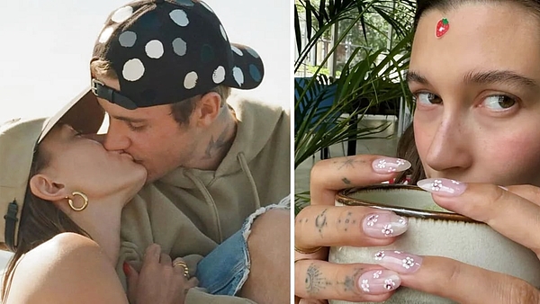 Hailey Bieber reveló nuevo anillo de diamantes tras renovar sus votos con Justin