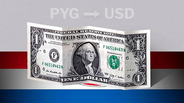 Paraguay: cotización de apertura del dólar hoy 31 de mayo de USD a PYG