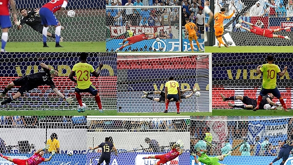 Video de la bestia del arco: los 12 penales que no fueron gol contra Dibu Martínez en la Selección y en qué momentos