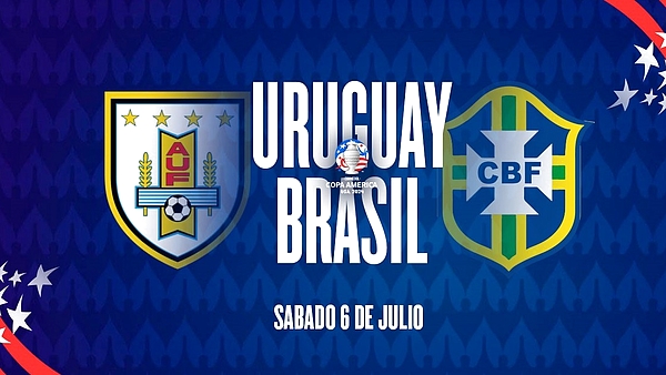 Uruguay vs. Brasil por la Copa América 2024: horario y por dónde ver