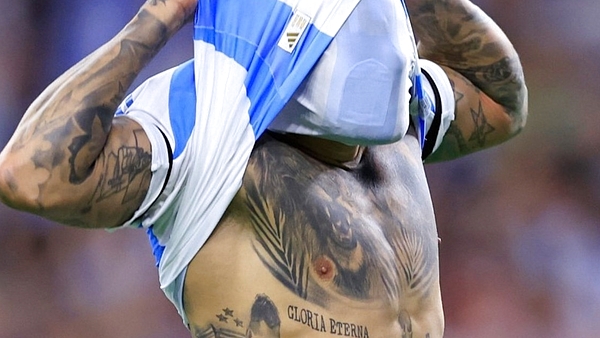 El tremendo tatuaje de Messi que tiene Otamendi en su cuerpo