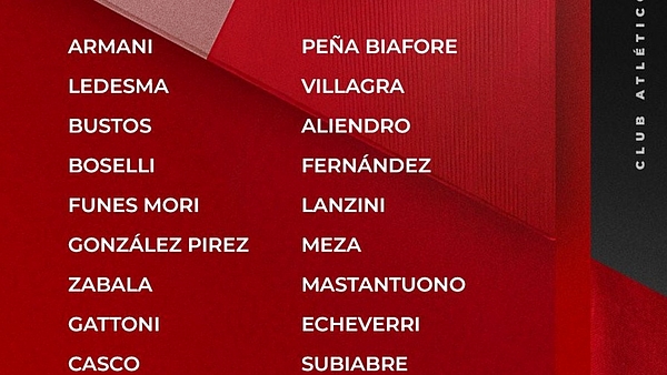 La lista de River para visitar a Gimnasia, con pilares que descansan y Meza como novedad