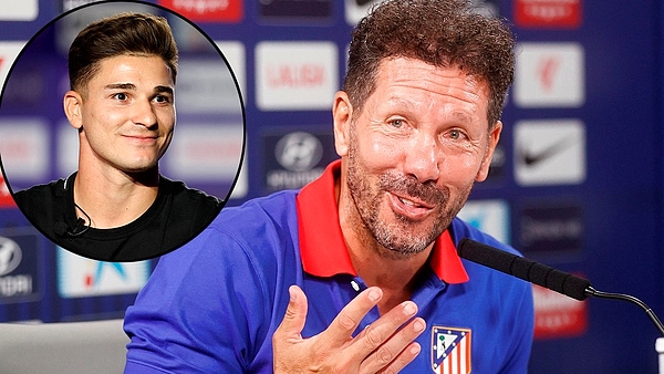 Simeone y la llegada de Julián Álvarez: 