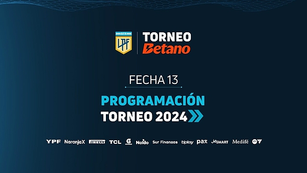 La programación de la fecha 13 de la Liga Profesional