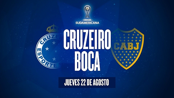 Cruzeiro vs Boca, por la Copa Sudamericana: día, hora, cómo ver y probables formaciones