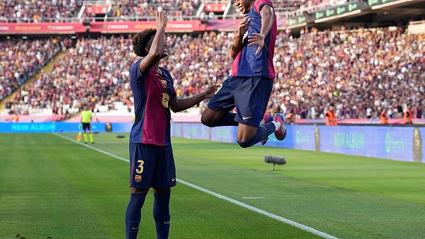 Video: tremendo golazo de Lamine Yamal en la victoria del Barcelona