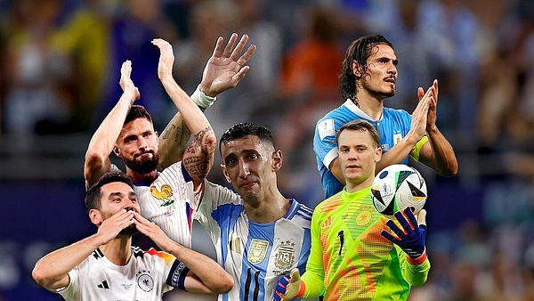 Con Di María, la larga lista de jugadores que se retiraron de sus selecciones en 2024