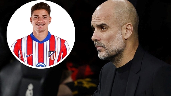 Guardiola volvió a hablar de la salida de Julián Álvarez del Manchester City: 