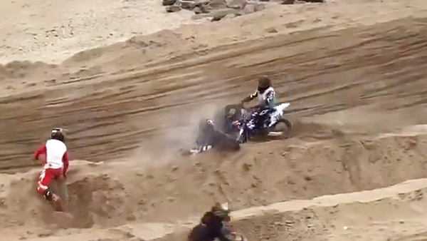 Video: impresionante accidente en una competencia de Enduro en Mar del Plata