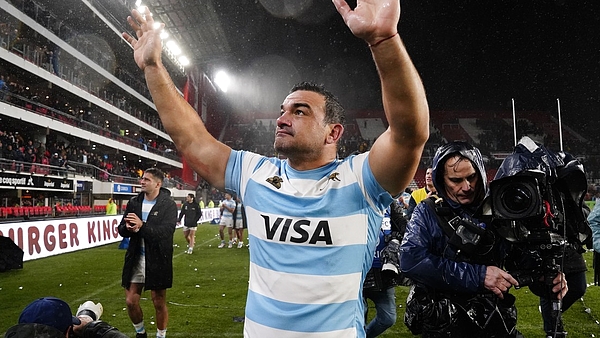 Agustín Creevy se despidió de Los Pumas a pura emoción