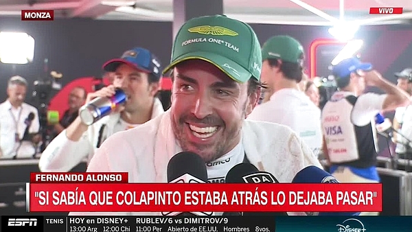 La divertida confesión de Fernando Alonso luego del debut de Franco Colapinto en Fórmula 1