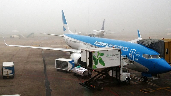 Amenaza de bomba en un vuelo de Aerolineas Argentinas: Marcelo Polino y Carmen Barbieri se encontraban a bordo