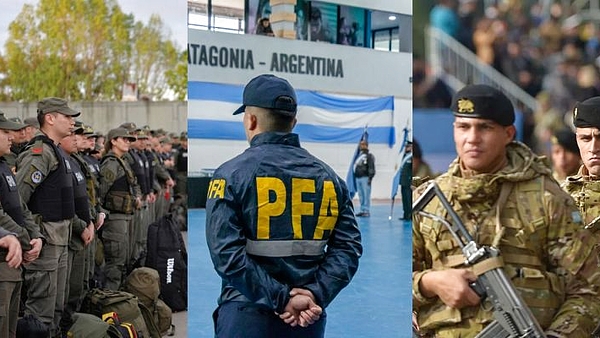 El Gobierno pagará un bono a la Policía Federal, Gendarmería, Prefectura y todas las Fuerzas Armadas