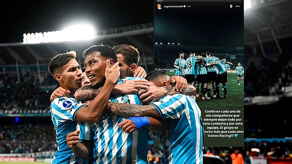 La primera y fuerte reacción de un jugador de Racing post cimbronazo interno