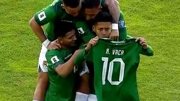 Con un golazo de Vaca, Bolivia le gana a Venezuela