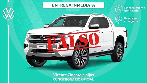 Alerta por estafas en Argentina con la “Nueva VW Amarok”