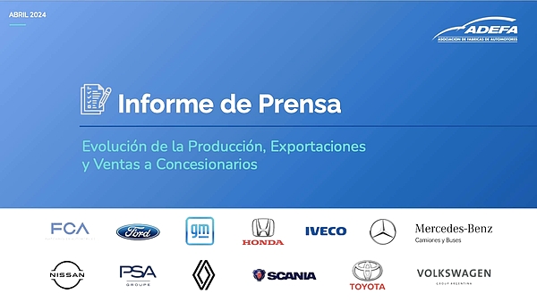 Así fue la producción de autos en abril 2024