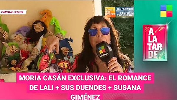 Moria Casan: romance Lali-Rosemblat + Su casa y sus duendes #ALaTarde Programa completo (13 02 24)