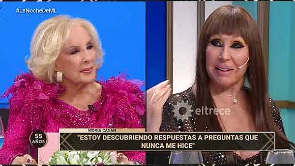 Moria Casan hablo de su plenitud y desato la envidia sana de la mesa