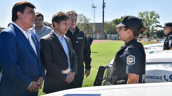 Kicillof se mostró con Espinoza en La Matanza pero evitó mencionar la causa por abuso sexual